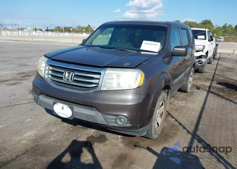 2014 Honda Pilot Lx from USA, damaged, VIN 5FNYF3H22EB026178